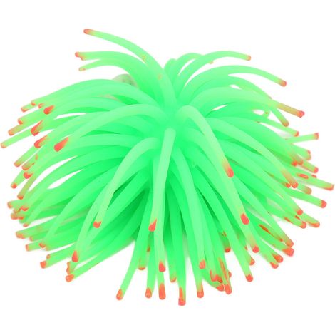 Simulation de corail lumineux, belle décoration Durable et sûre pour aquariums, vert (1/5)