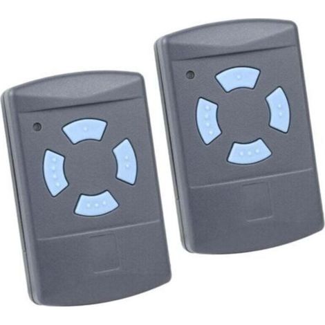 2PACK Télécommande de Garage Sdre HSM4 868 MHz avec 4 Boutons Couleur Bleue Remplacer Les émetteurs Hormann 868 MHz HS4 HSM2 HSP4 868 HS1 868 Tubauto HSM4 868 Tubauto HS4 868Fréquence, (1/4)