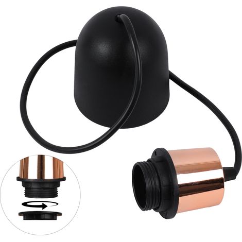 Cuerda de huevo 60 taza negra 50 cobre (1/5)