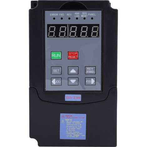 Onduleur 2,2KW Contrôle de vitesse A2-8022 Entrée monophasée/triphasée AC180-250V Sortie triphasée AC220V (1/5)