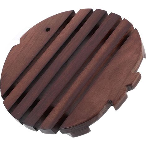 Dessous de plat en bois, forme poisson, antidérapant (1/5)