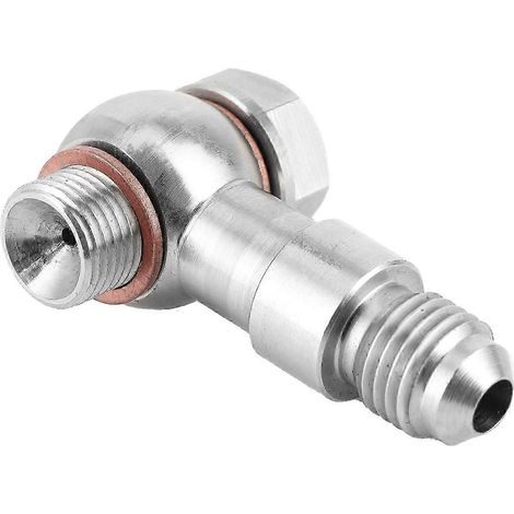 Connecteur d'entrée d'huile de turbocompresseur M11x1.0 à 4AN 1.0mm, en acier à faible teneur en carbone, compatible avec GT2871, GT3071R et F54. (1/5)