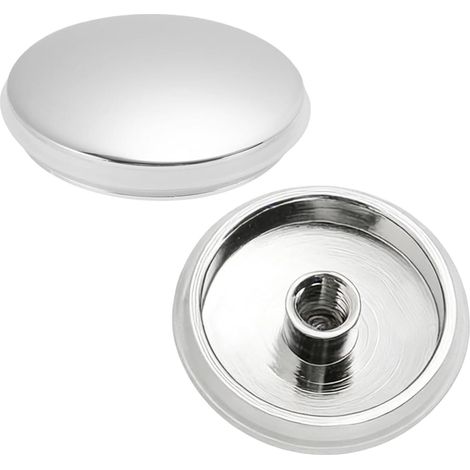 36mm 2-Pack Sink Push Button Drain Stopper, Click Clack Pop Up Waste Cover Plug Replacement for Kitchen, Bathroom & Vanity Basins - Durable & Easy Install (1/5)