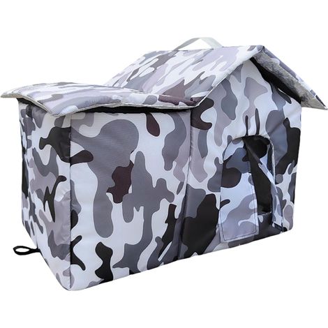 Abri pour chat Imperméable chaud coupe-vent Tente (1/5)
