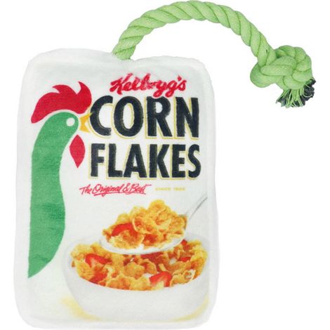Kellog's Corn Flakes Hundeplüsch mit Seil