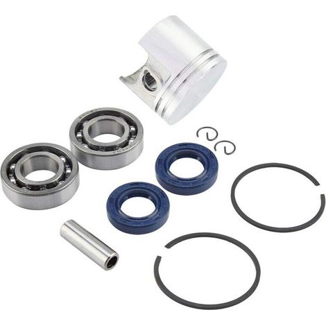 Kit de sellos de aceite para cojinetes de aro de pistón de 37 mm, repuesto de alta calidad para motosierra agrícola 017 MS170 -Crezuo