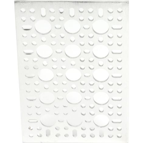 Grille en aluminium pour panneau mural, motif de treillis industriel, composant de contrôle 3123‑0096‑0144 (1/5)