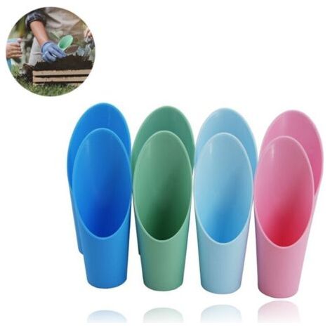 Lot de 8 Pelle à Main de Jardin,Outil de Jardinage Succulent pour bonsaï en - Pelle à Main pour Sol, Plantation, rempotage (1/5)