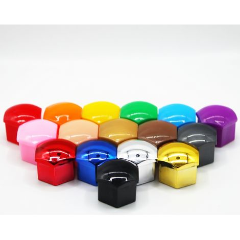 Tapones de tuercas de rueda T53 21 mm negro mate (1/5)