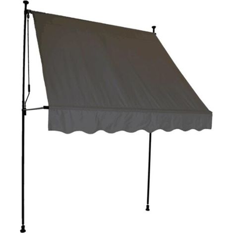 Klemmmarkise Balkon Markise Garten Sonnenschutz einziehbar ohne Bohren Klemmbar (1/3)