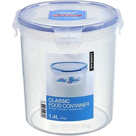 ISI HPL933B Contenitore salvafreschezza circolare Lock&Lock, 1,40 L, 129 x 147 mm (1/4)