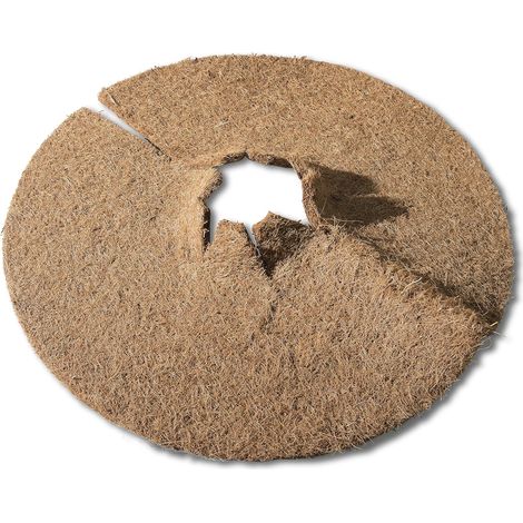 Disque de paillis de noix de coco COCODISC, disque de protection hivernale pour plantes, protection contre le gel et le froid pour arbres et plantes, Ø 25 cm, 06556 (1/5)