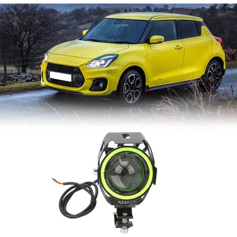 30W CREE U7 LED Angel Eye Motorradscheinwerfer mit Schalter (grüne Version) (1/5)
