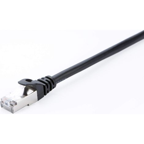 CABLE RJ45 CAT6 STP NOIR 5M 100 PERCENT CUIVRE BLINDE