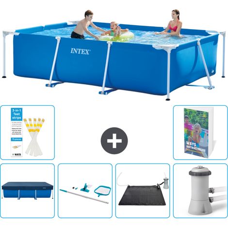 Rechteckiger Frame Pool - 300x200x75 cm - 7-teilig S67