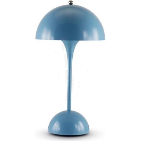 Alpha elettronica lampada tavolo a batteria portatile 2700k azzurra (1/3)