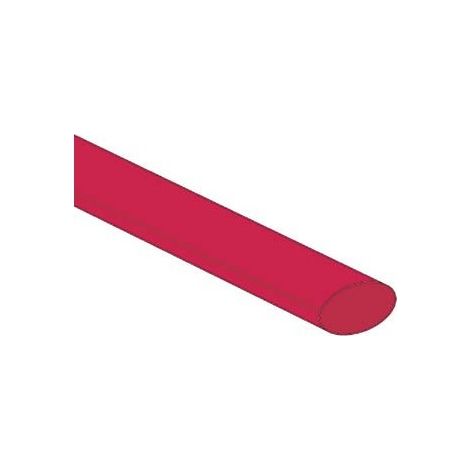 Gaine thermoretractable 2:1 - 9 5mm - rouge - 25 pcs