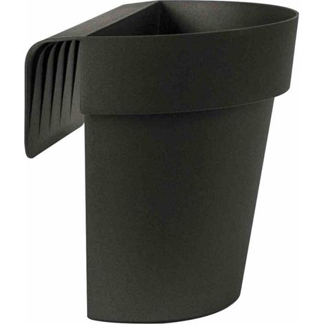 Balkon-Hängetopf UP, anthrazit Ø 25 cm