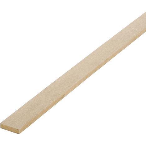 Centrale Brico – Tasseau médium raboté MDF 10 x 40 mm – Longueur 2.44 m – Pour intérieur – Finition soignée pour assemblage précis (1/3)