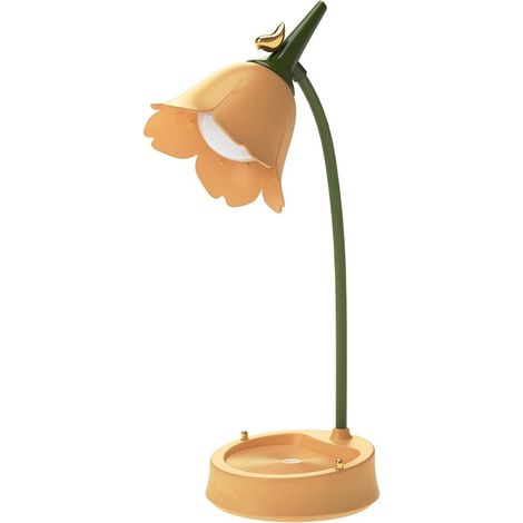 Lampe de bureau rose pour enfants, lampe de bureau LED rechargeable et créative (1/5)