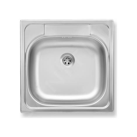 Novaservis - Évier 48x48 cm, inox DR48/48 (1/2)