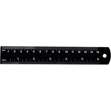 Règles en aluminium, outil de mesure précision 15/30 cm, avec (1/4)
