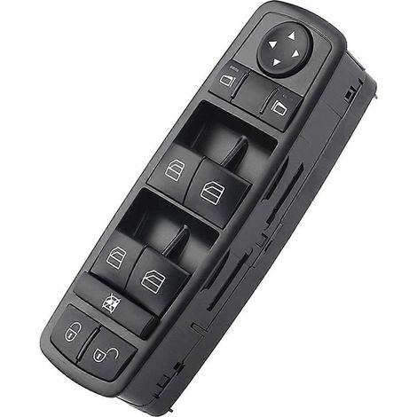 Elektrischer Fensterheberschalter Power Master für W245 Klasse 2004-2012, Fensterhebersteuerung, Mercedes-kompatibles Autoteil, Bedienknopf, Originalverpackung, robustes Design und Präzision. (1/5)