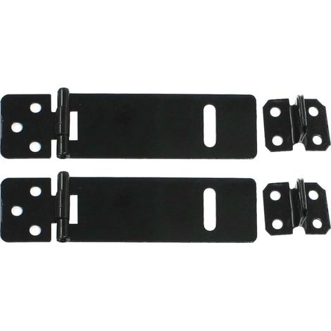 Porte de sécurité en métal noir pour la maison, 2 portes (723fa8b0af33120360aeee3c317b0620)
