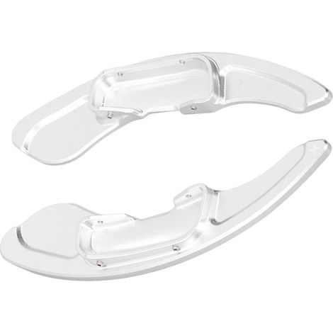 Extension de palettes de changement de vitesse en aluminium pour Mazda 3, 6, CX-3, CX-5, CX-9, MX-5 – kit de 2 pièces argentées, accessoire de remplacement de volant. (1/5)