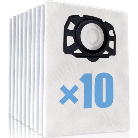 10 Kärcher Staubsaugerbeutel WD4 WD5 WD6, Beutel für Kärcher Staubsauger MV4 MV5 MV6, Kärcher Premium Staubsaugerbeutel 2.863-006.0[t271] (1/4)