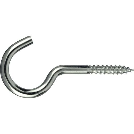 Connex Wäscheleinenhaken 5,2 x 80 mm 6 Stück Schraubhaken