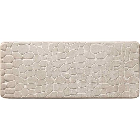 Tapis de Bain "Ricochet" 50x120cm Taupe (1/5)