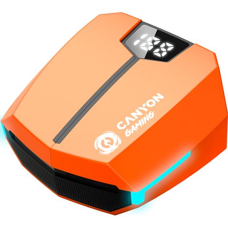 Cuffie in-ear CANYON DoubleBee GTWS-2, colore arancione, 1 pz. (1/5)
