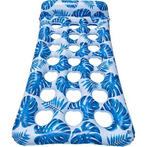 Matelas gonflable de piscine, hamac gonflable 180 cm x 80 cm, matelas flottant, chaise de piscine gonflable, filet de flottaison gonflable, lit flottant, matelas d'eau, canapé de piscine (1/2)