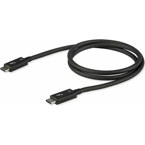 StarTech.com 80cm Passives Thunderbolt 3 Kabel, 40Gbps, 100W PD, 4K/5K Video, Thunderbolt Kabel, Kompatibel mit USB4/DP Alt Mode, Thunderbolt 4, USB 3.2/Typ-C