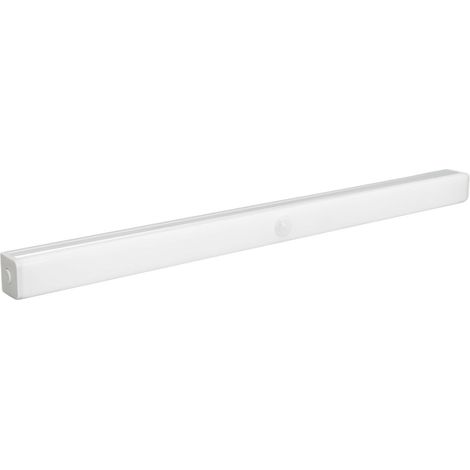 Réglette LED à détecteur de présence rechargeable aimantée sans fil à lumière chaude pour placard et armoire (1/5)