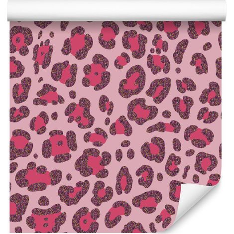 Papel pintado rosa piel y rosa empolvado para salón y dormitorio, 50x1000 cm (1/5)