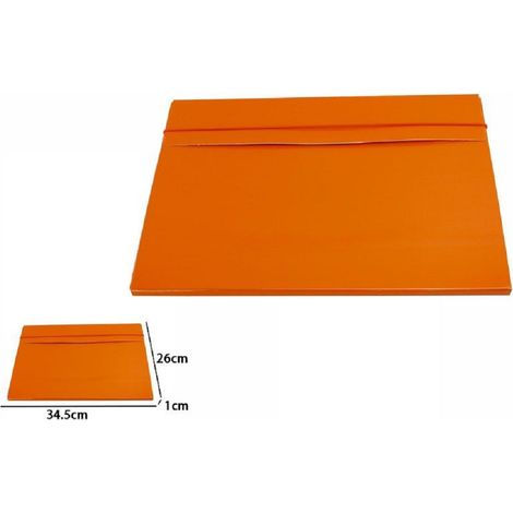 Trade Shop - SET MIT 2 DOKUMENTENHALTER-ORDNERN, SPRING-ORDNER, ORANGE CASE 68207 -
