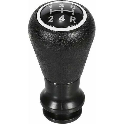 Pomo de palanca de cambios de 5 velocidades de repuesto para PEUGEOT 106 206 306 406 207 307 407 408 508 605 607 807 - Negro