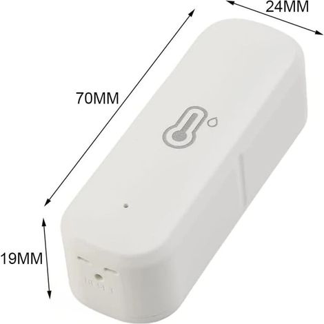 Lot de 4 thermomètres-hygromètres WiFi, mesure sans fil de la température et de l'humidité intérieure et extérieure avec alertes via application, pour serre, cave à vin et maison. (1/3)