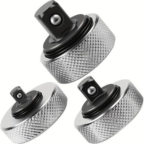 BelleRise - Jeu de 3 clés à cliquet à molette : comprend des clés à cliquet multifonctions de 1/2 po, 3/8 po et 1/4 po. (1/5)
