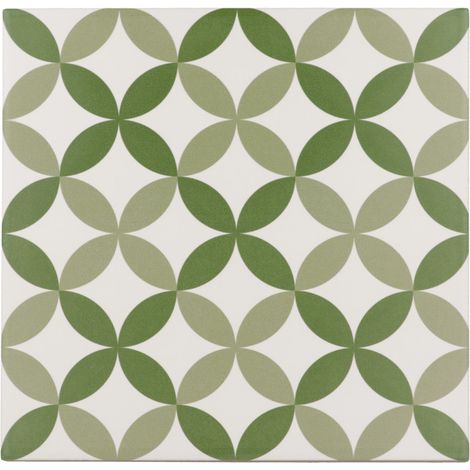Aelle - Carrelage sol / mur effet ciment à motif 20x20 cm RIVOLI - NAPLES - Vendu par boîte de 1 m² (1/2)