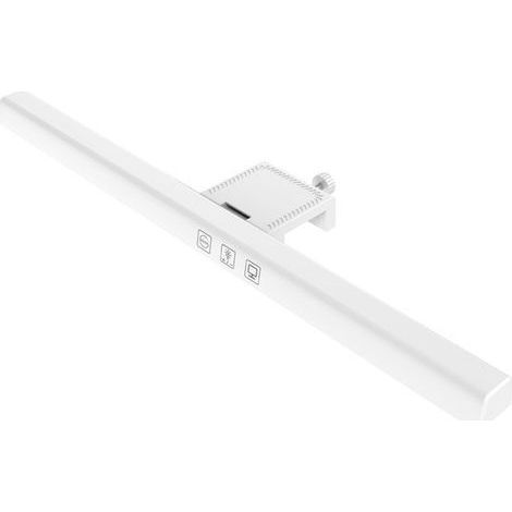 Bande lumineuse LED pour écran d'ordinateur - Lampe de bureau LED - Projection de lumière asymétrique vers l'avant - Trois températures de couleur réglables - Blanc - Usage bureau (1/5)