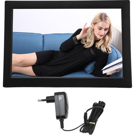 Cadre photo numérique 10,1 pouces HD IPS tactile, rotation automatique, partage via application, Wi-Fi, cadre photo intelligent 100-240 V (1/5)