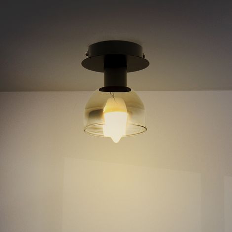 IluminaShop - Lampara de Techo Serie Galera 1 Focos E14 IP20 (1/3)