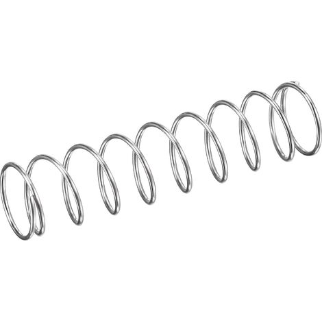 Druckfeder – 5er-Pack – Edelstahl 304 – Korrosionsbeständig – Industrieausführung – 10 mm x 40 mm (1/5)