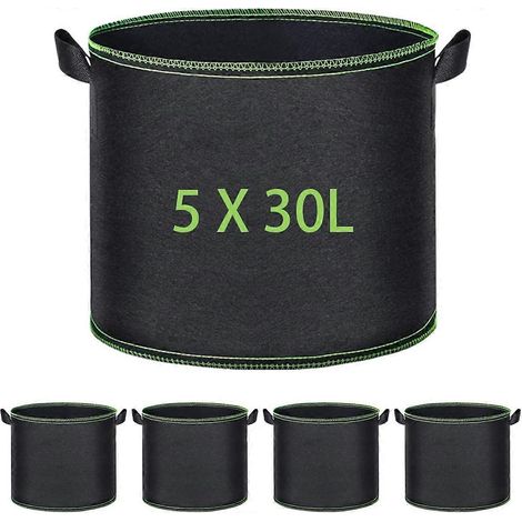Sacs pour plantes, sacs pour plantes près de chez moi, sacs pour plantes pour déménagement, sacs pour plantes en pleine terre, sacs pour plantes pour la culture, sacs de culture noirs et pots (1/5)