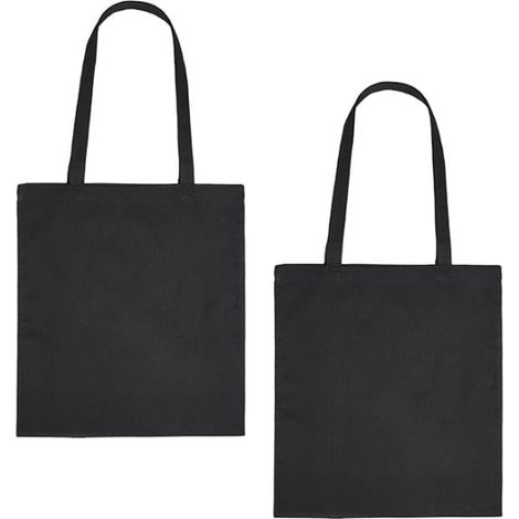 Lot de 2 sacs fourre-tout - Commerce équitable noir Z noir (1/2)