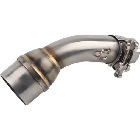 Jeffergarden Adaptateur de connexion de lien de tuyau intermédiaire de tuyau intermédiaire d'échappement de moto pour R25/R3 20152018 (1/5)