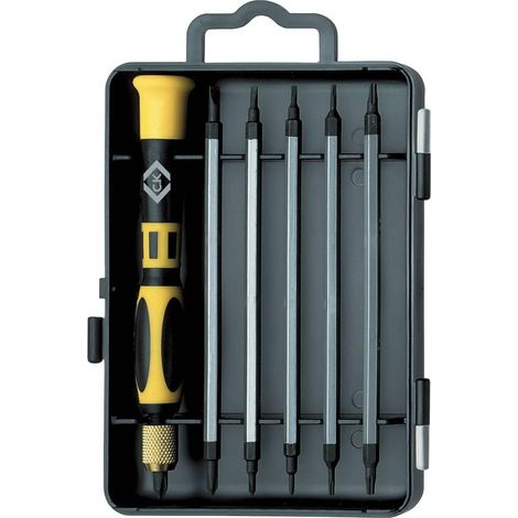 ck T4896 juego de llaves ergonómico 7 piezas acero